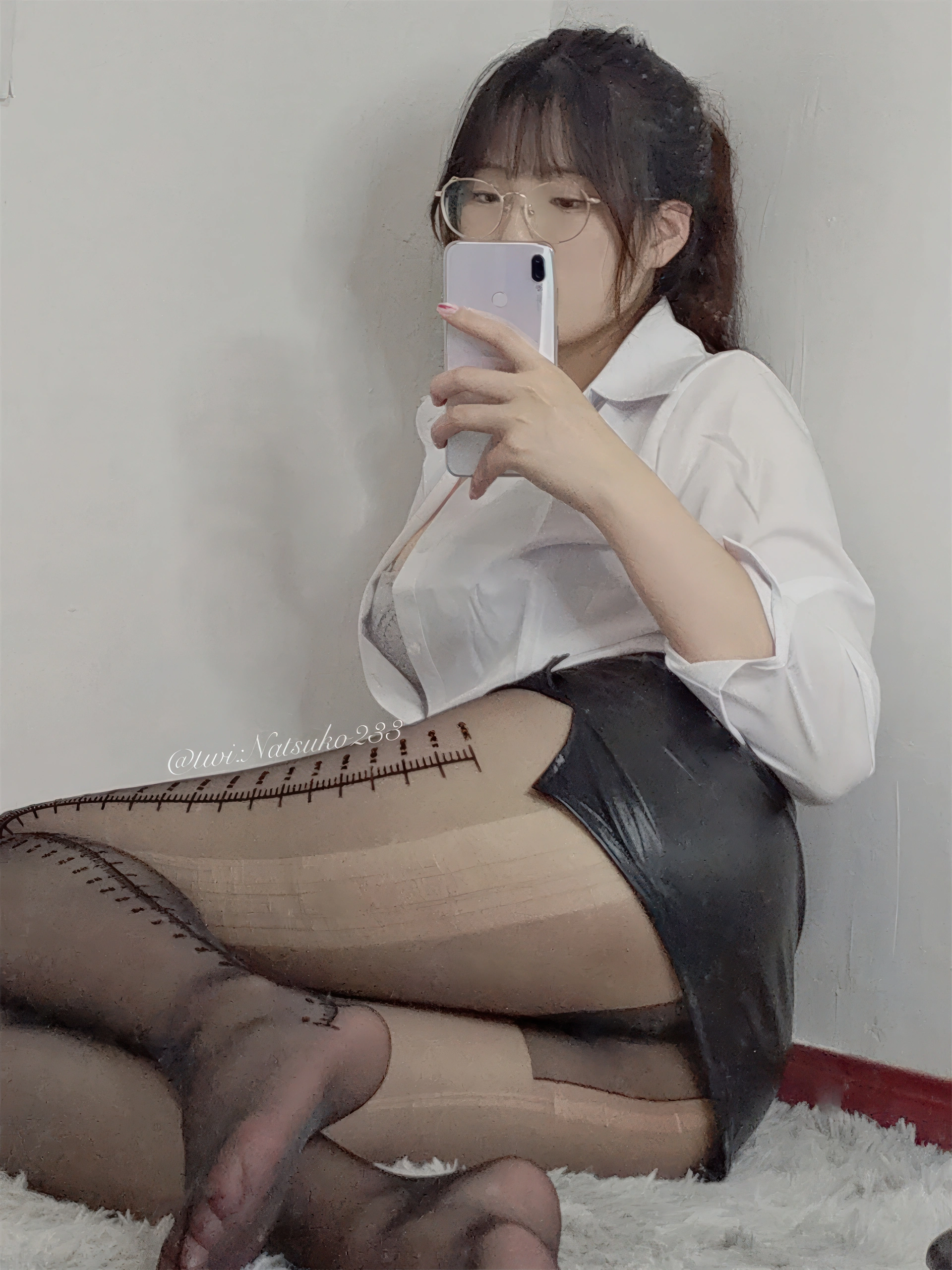 Natsuko夏夏子 - NO.23 刻度尺OL 3
